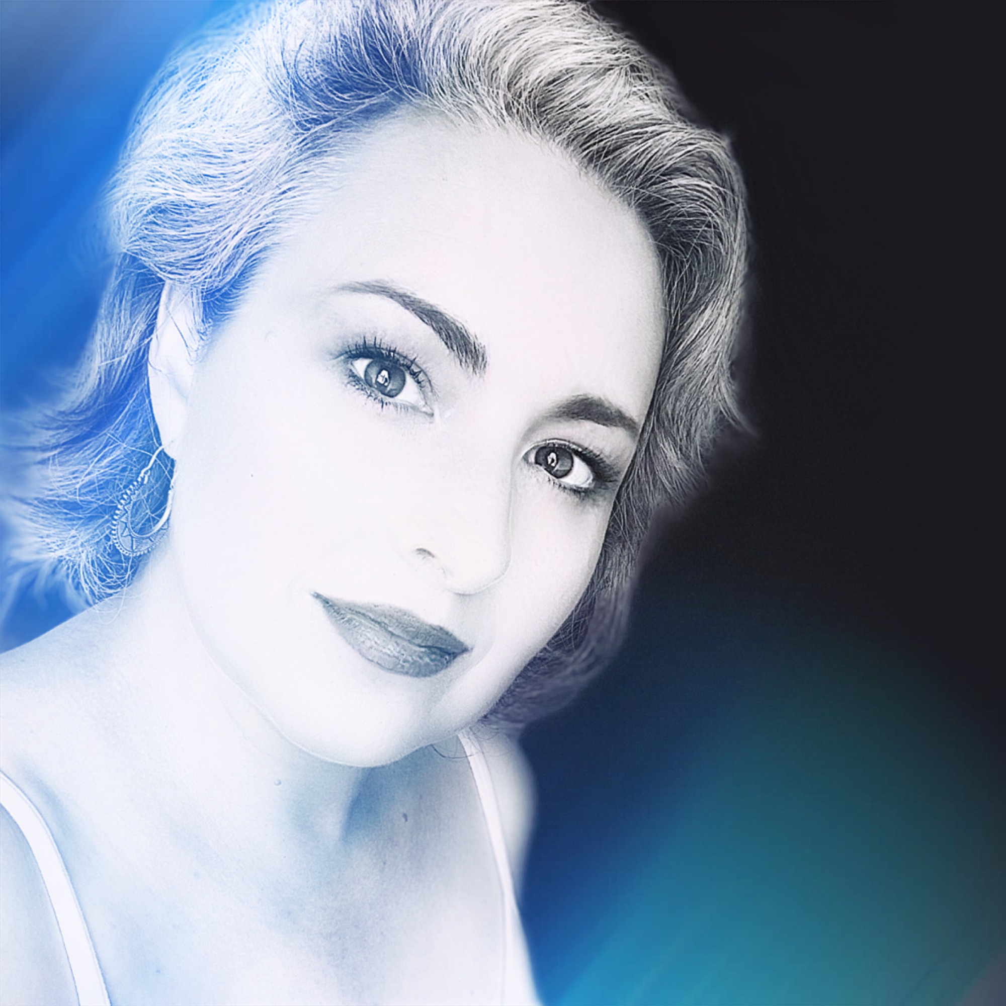 Stylised portrait of Lily Mulholland